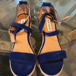 Steve Madden Blue Wedges!